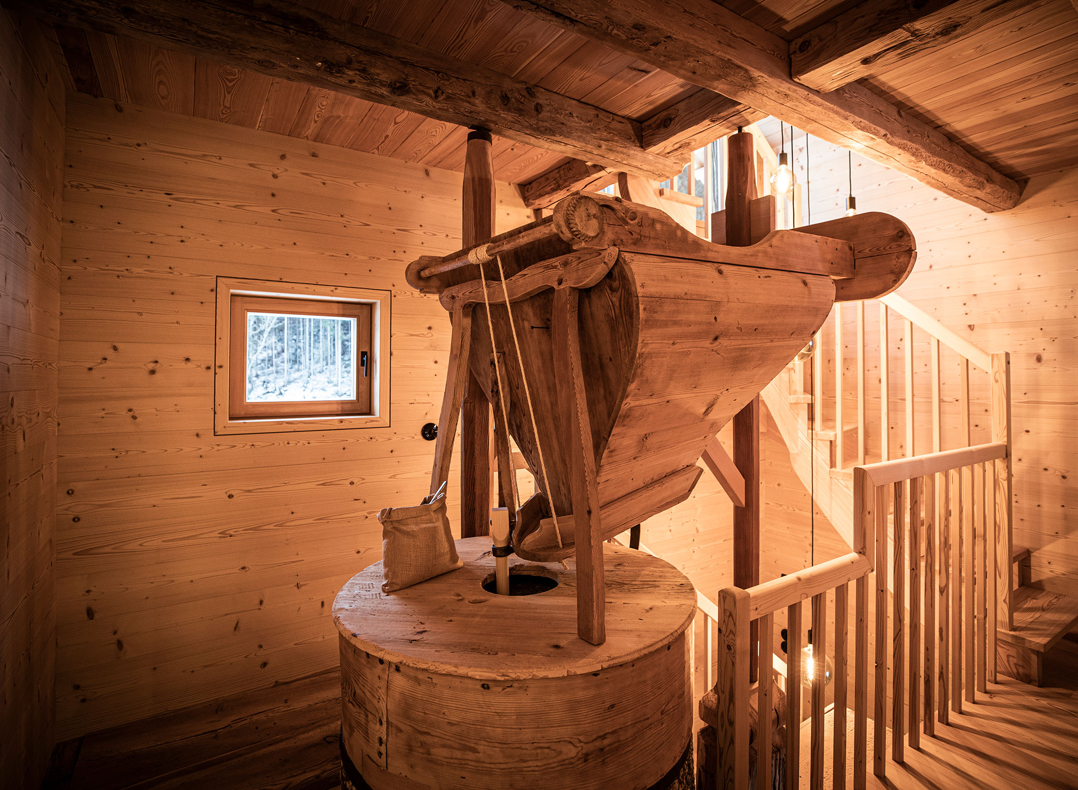 Mühle im Treppenhaus